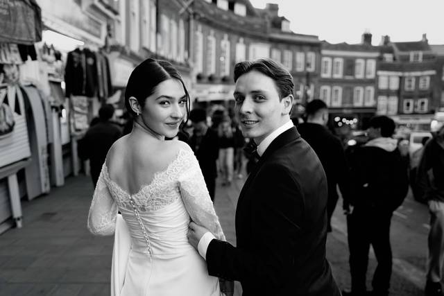 Intimate street portrait
