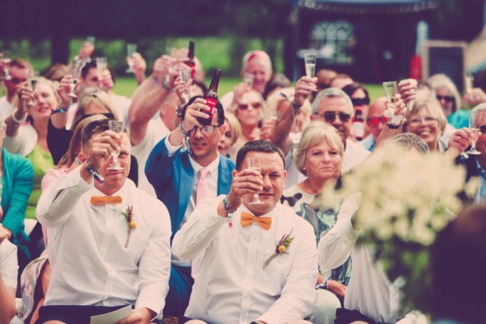 Speeches during the Ceremony