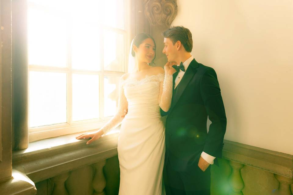 Warm window light
