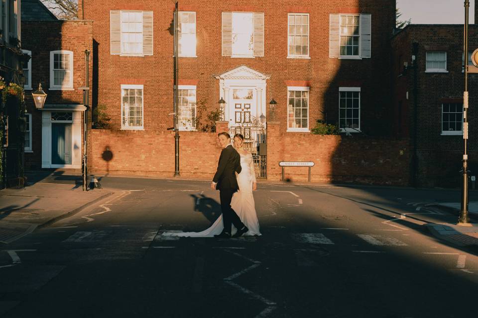 Quiet street portrait
