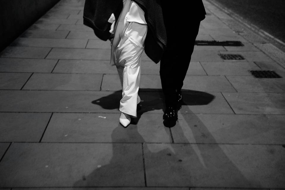 Walking feet detail