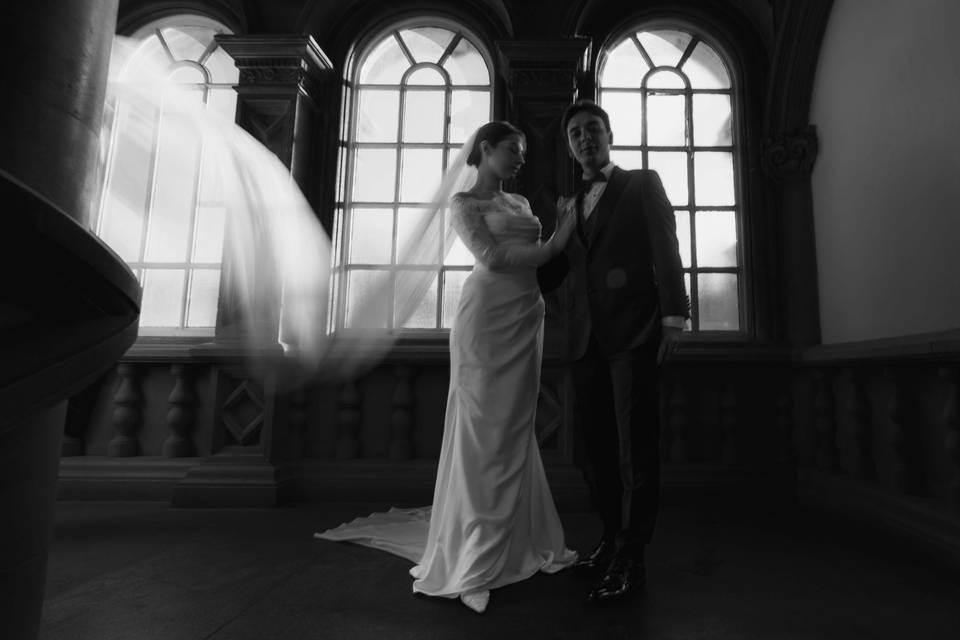 Couple by window