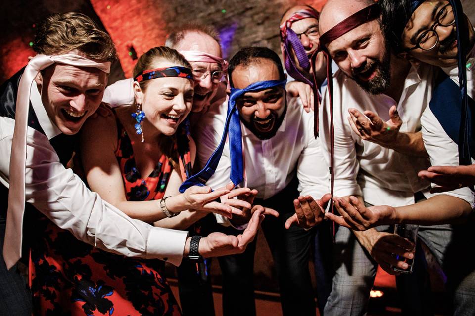Party moments with guests
