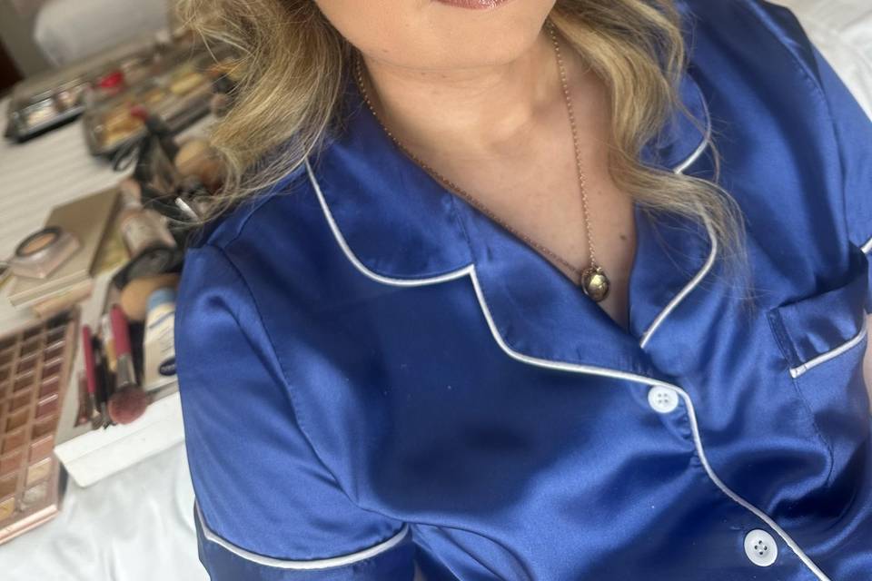 Soft radiant bridal makeup