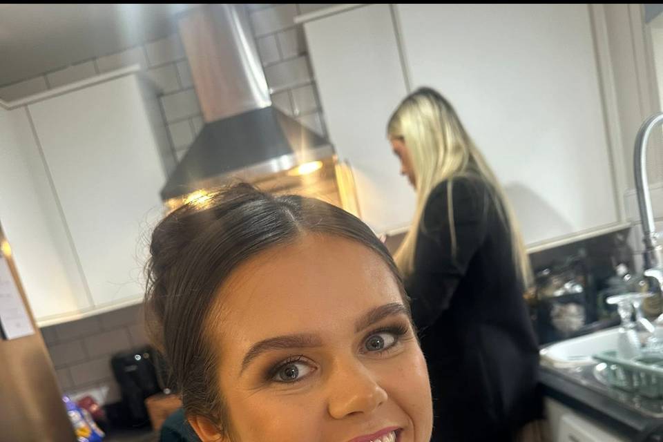 Soft radiant bridal makeup