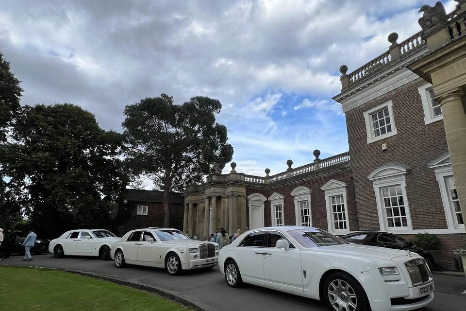 Fleet of Rolls Royces