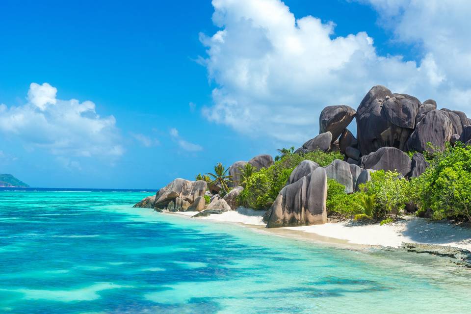 Seychelles coastline