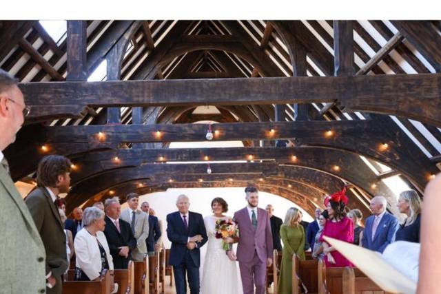 Walking down the aisle