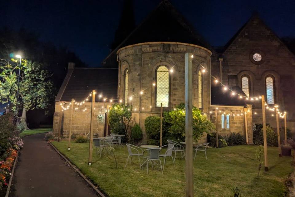 Nighttime garden