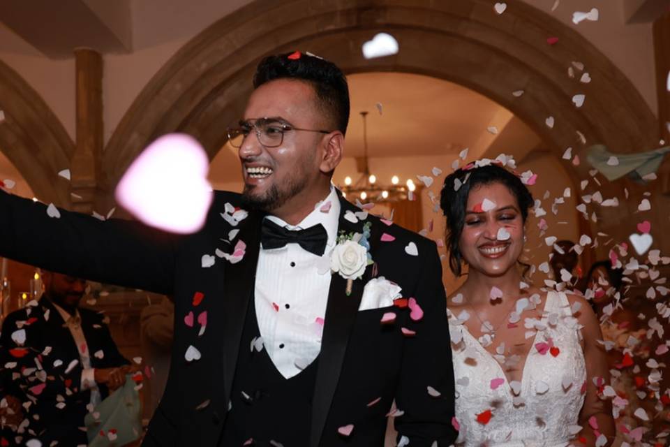 Confetti entrance