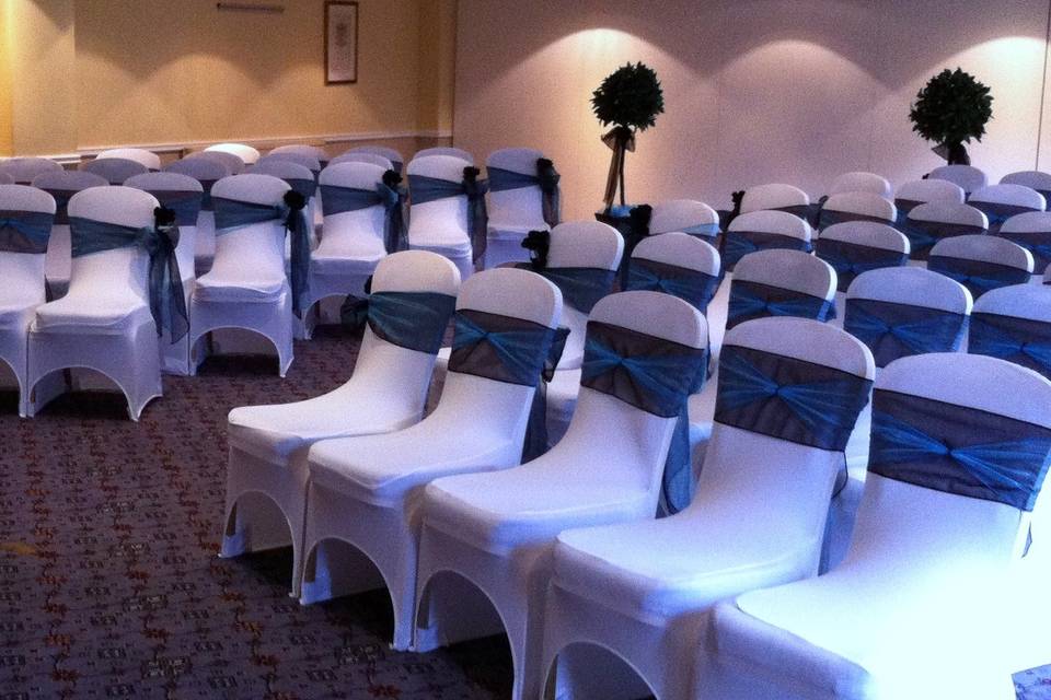 Chair cover double sash