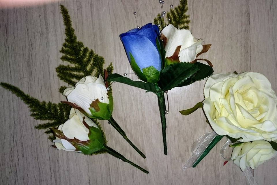 Silk hand bouquet