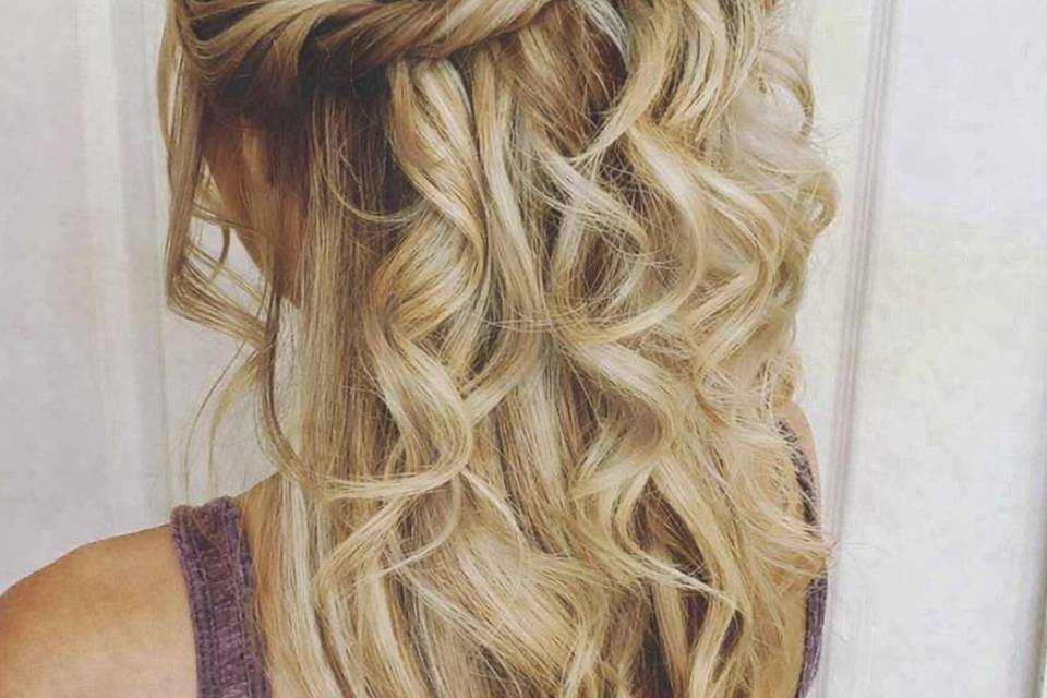 Classic half up half down