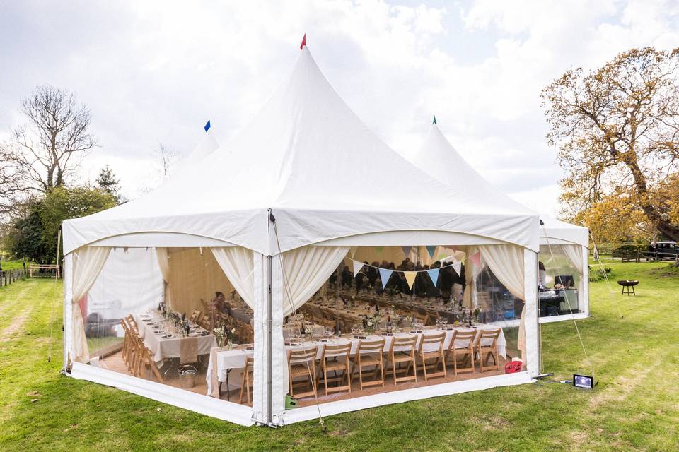 Sailcloth tent