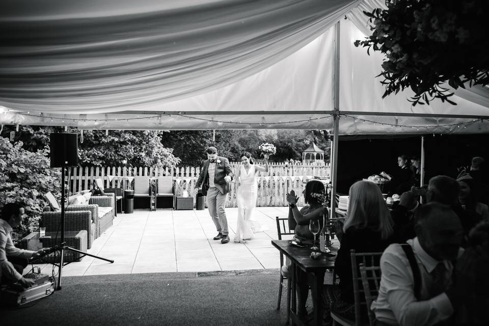 Bride and Groom Entrance