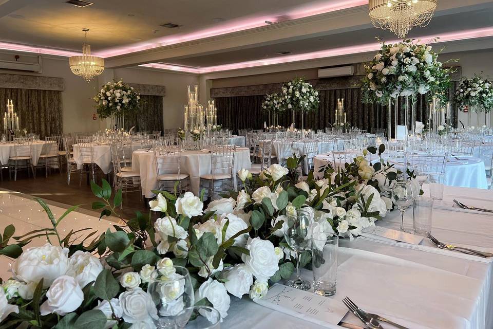 Floral centrepieces