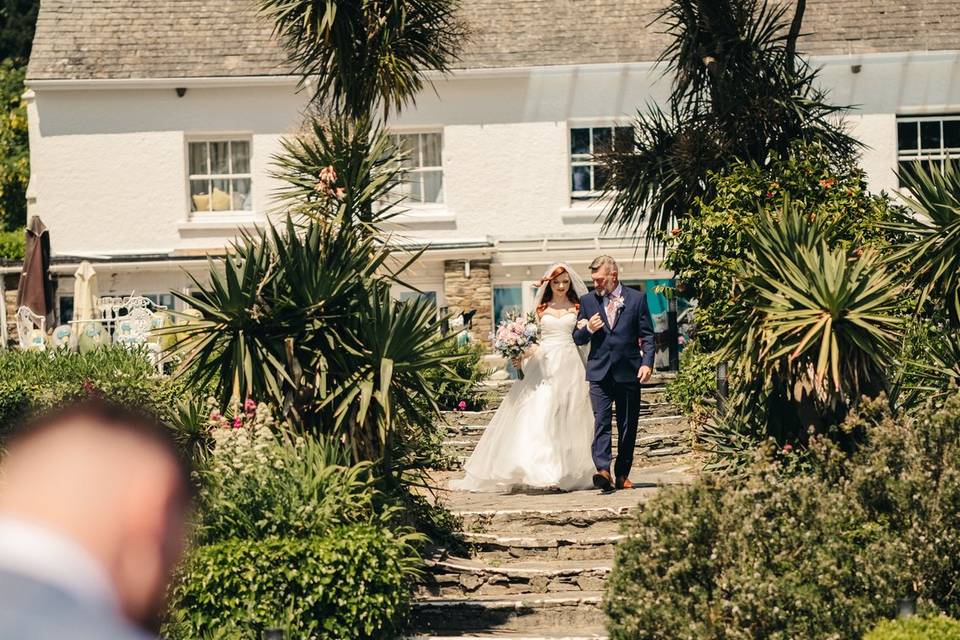 Walking down the aisle