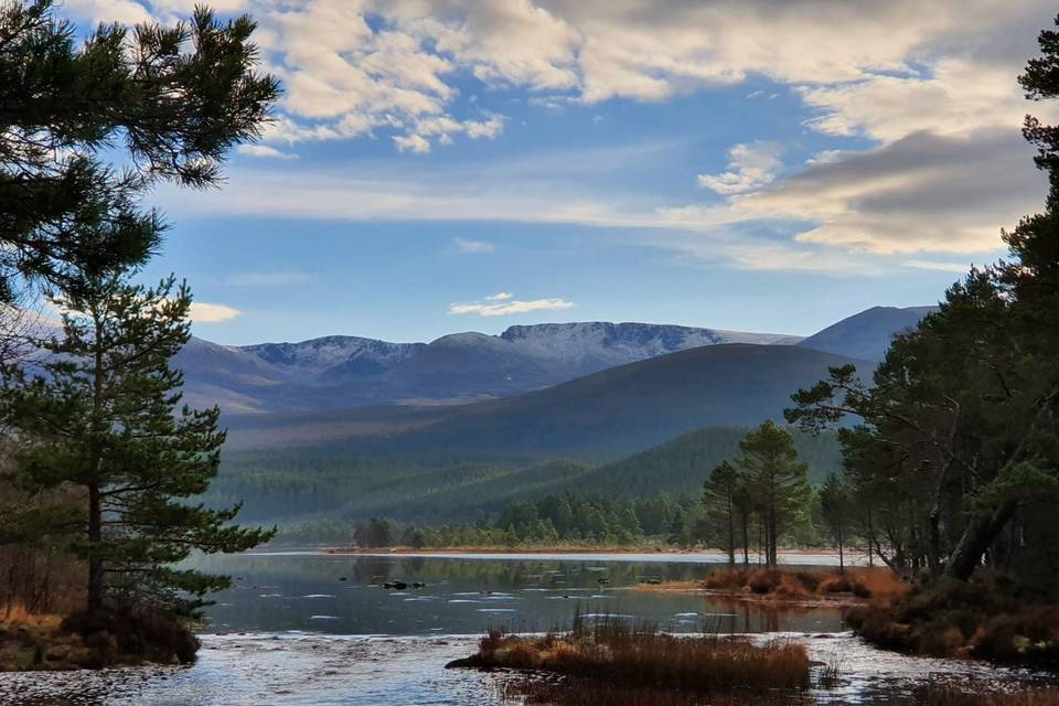 Loch Morlich in autumn