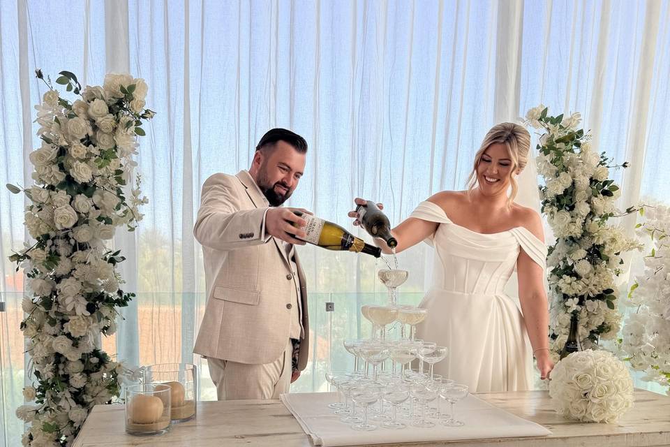 Champagne Tower