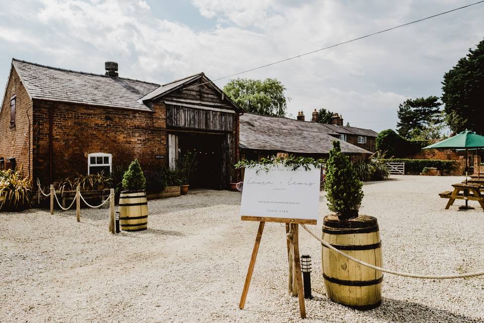 Stock Farm Wedding and Events Barn