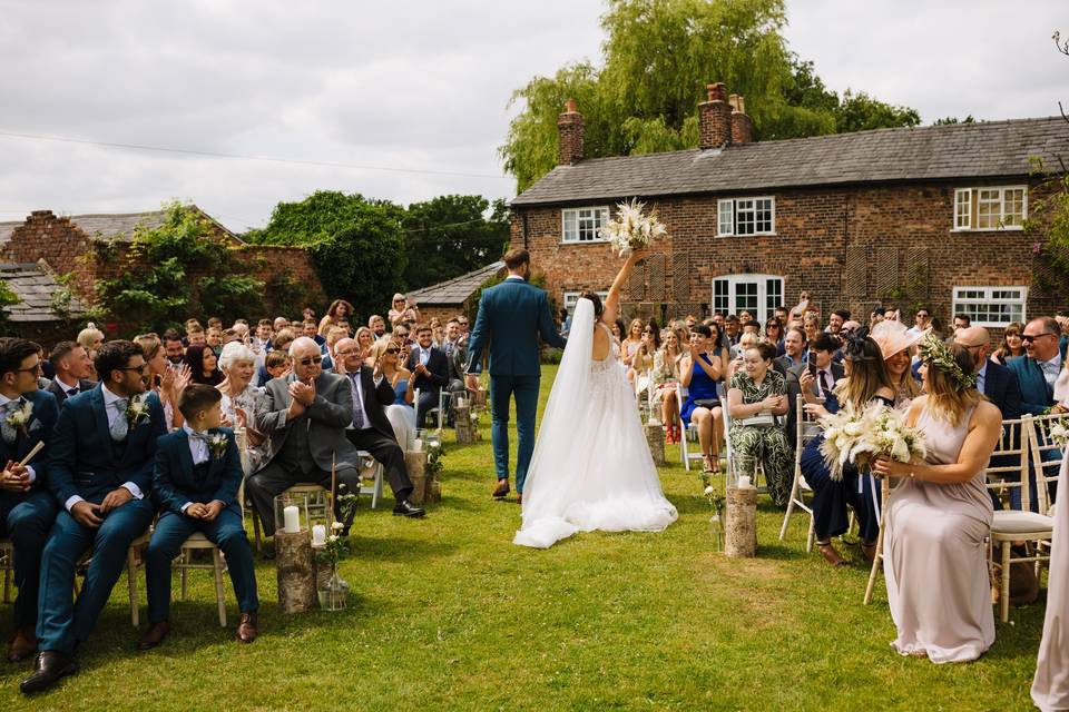 Garden ceremony.