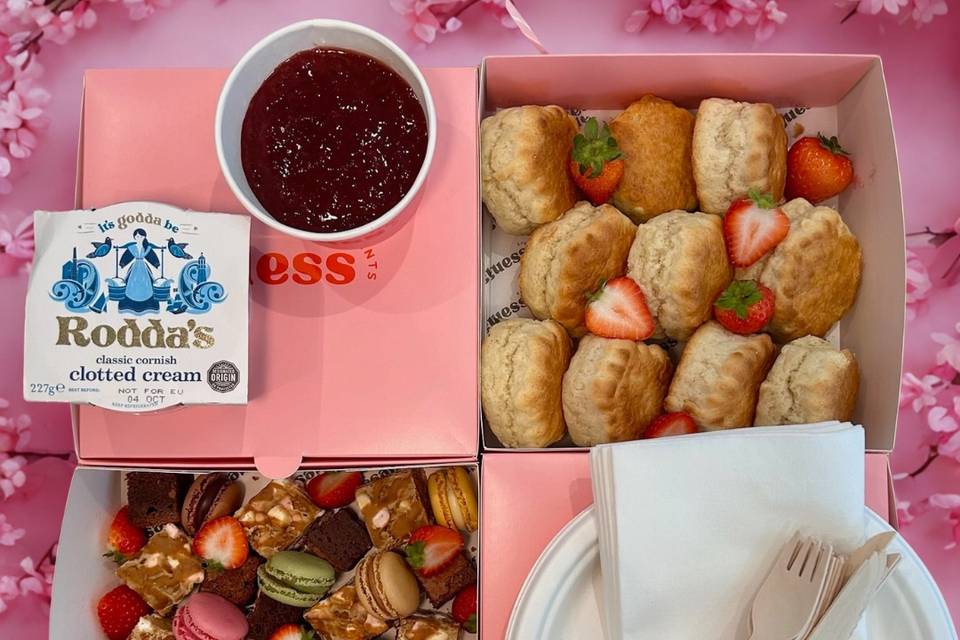Jam packed picnic hamper