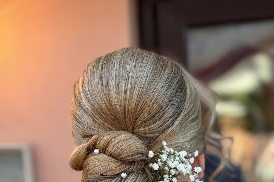 Hair up