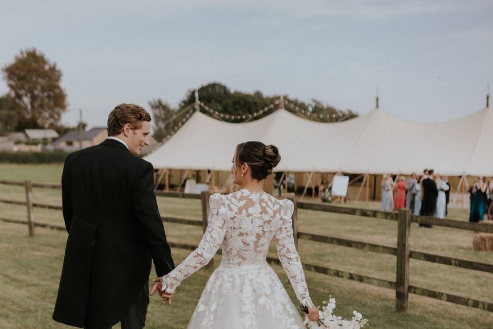 English Marquee Wedding