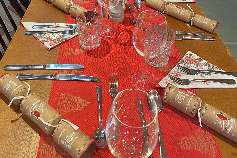 Christmas table