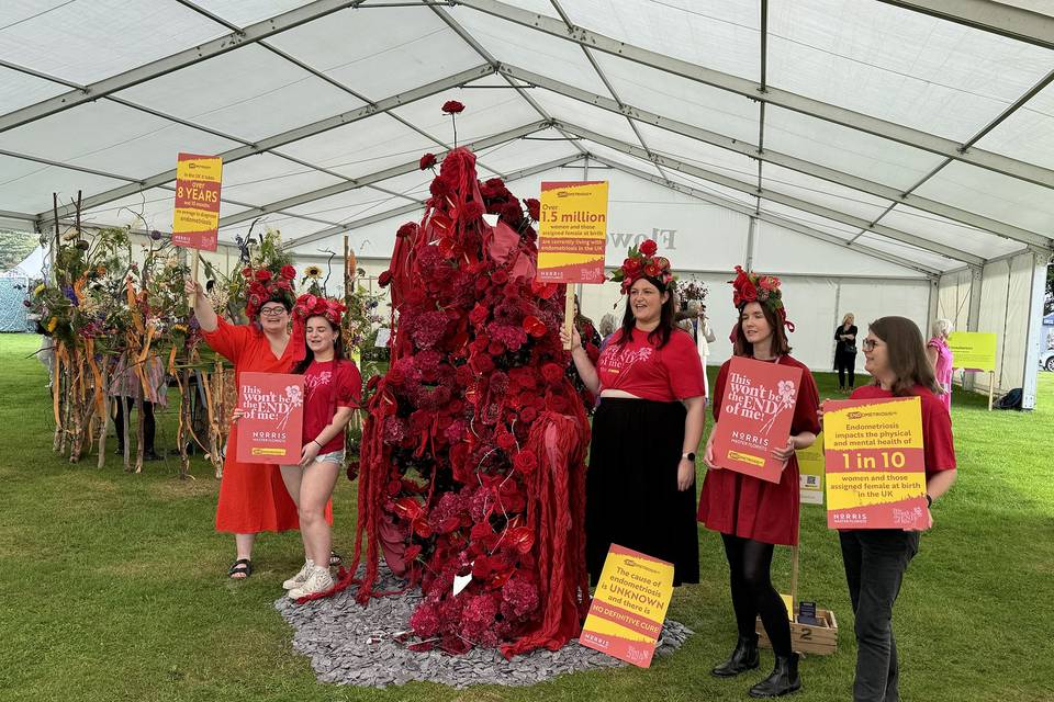 RHS Tatton 2024 exhibit.