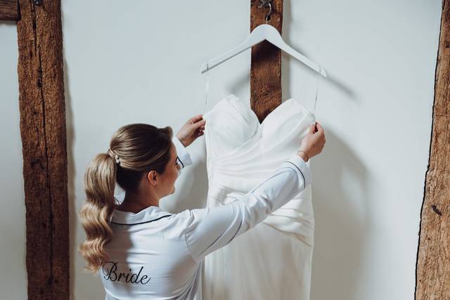 Bride with dress