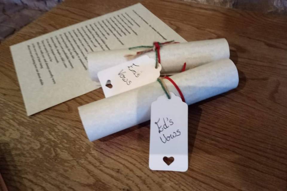 Scroll vows
