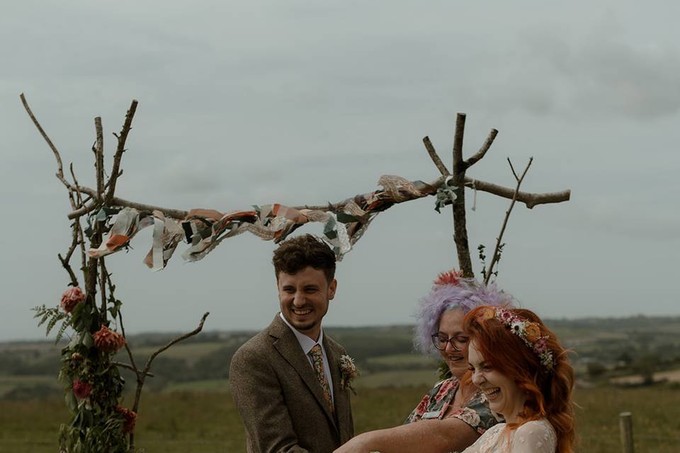 Marcus & Gaby  - Hand tying