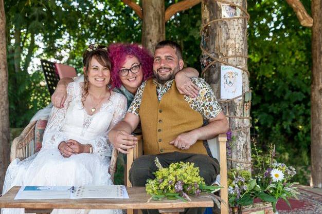Home farm wedding