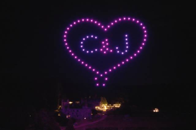 Custom Initials Drone Show