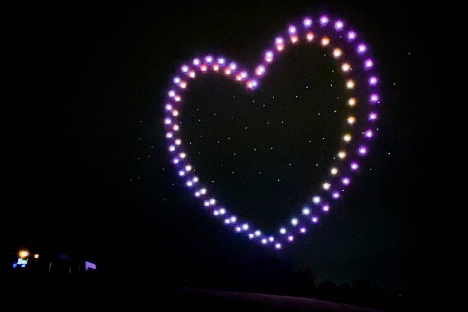 Sparkling heart of light
