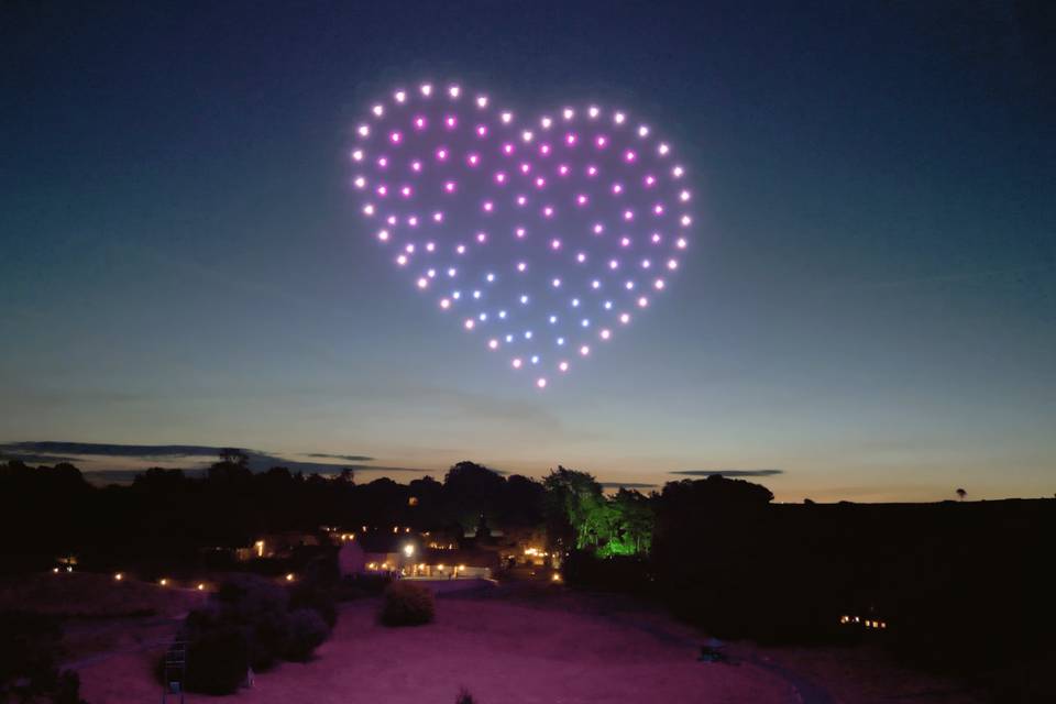 Heart Drone Display
