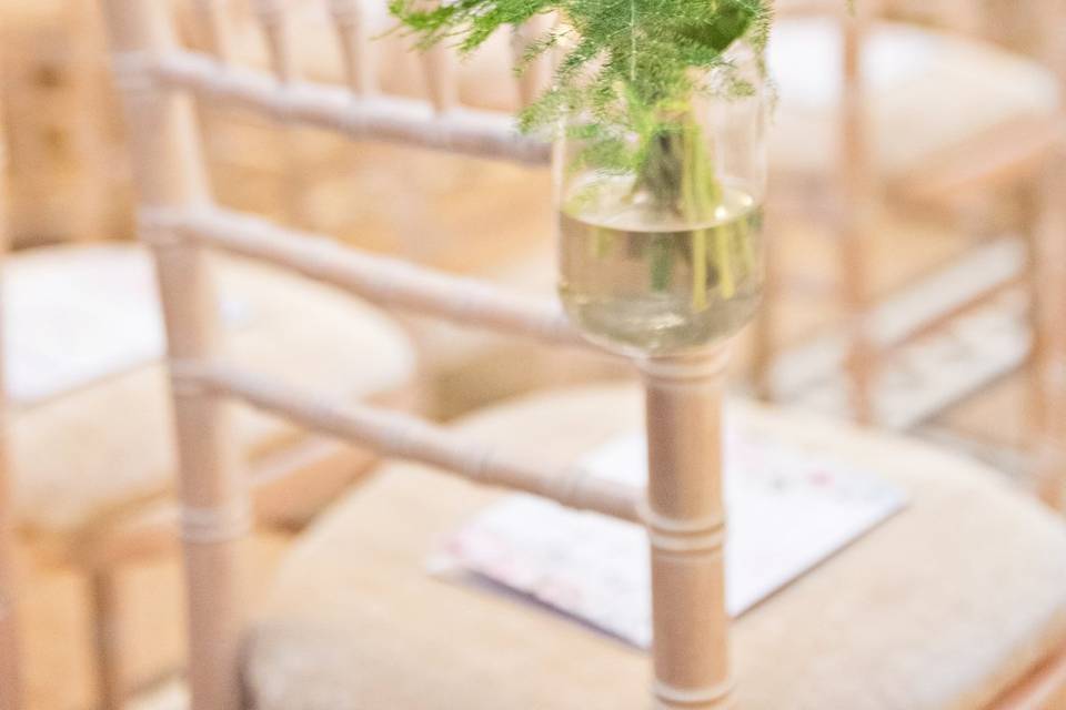 Jam Jar pew ends