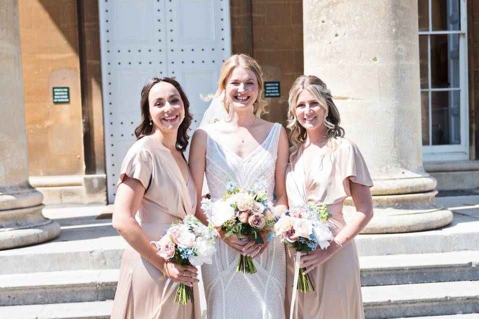 Amy & her bridesmaids