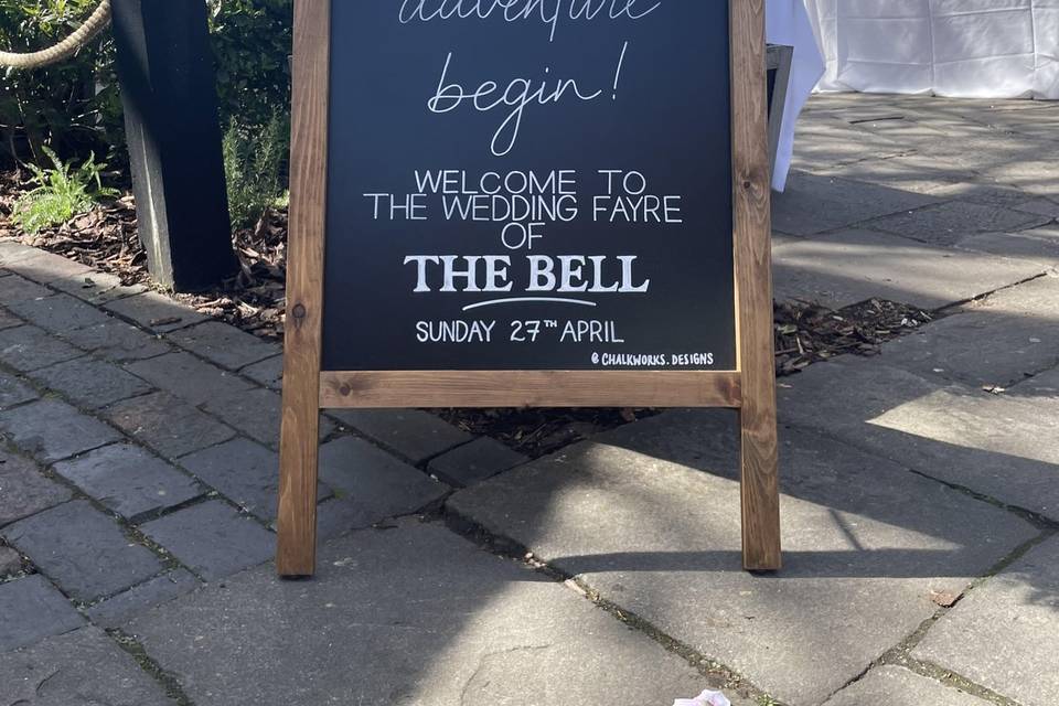 Welcome A-Board Sign
