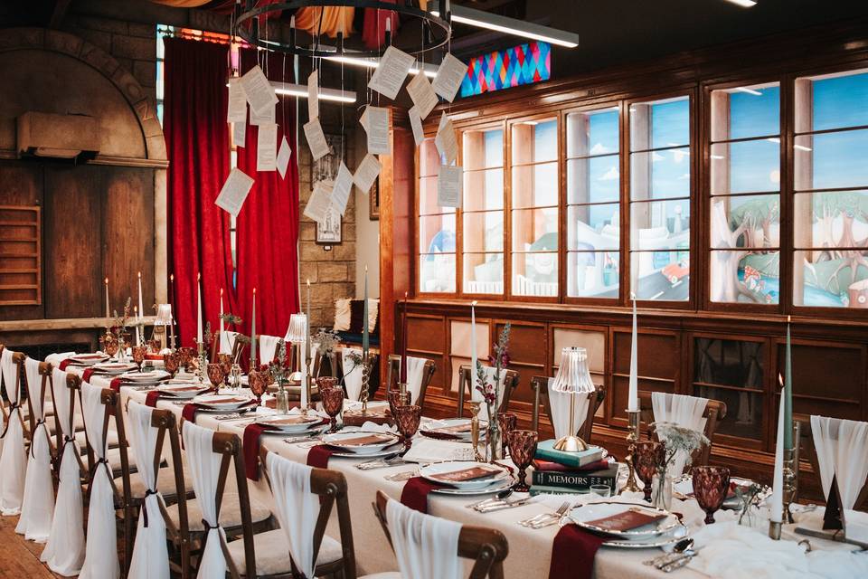 Book Themed Wedding Breakfast