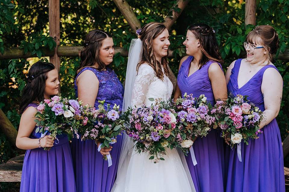 Soft lilac and cream Bouquets