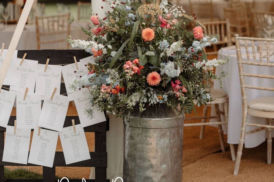 Rustic Milk Churn