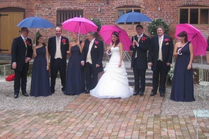 Umbrellas for your wedding