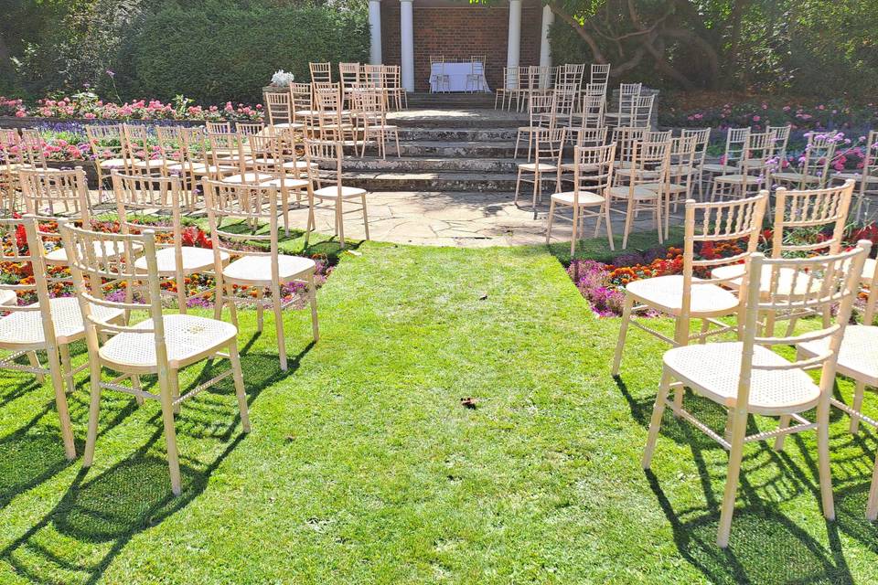 Sunken Garden - ceremony