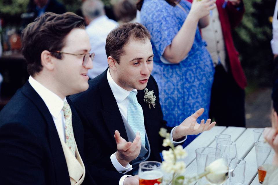 Guest's telling a story