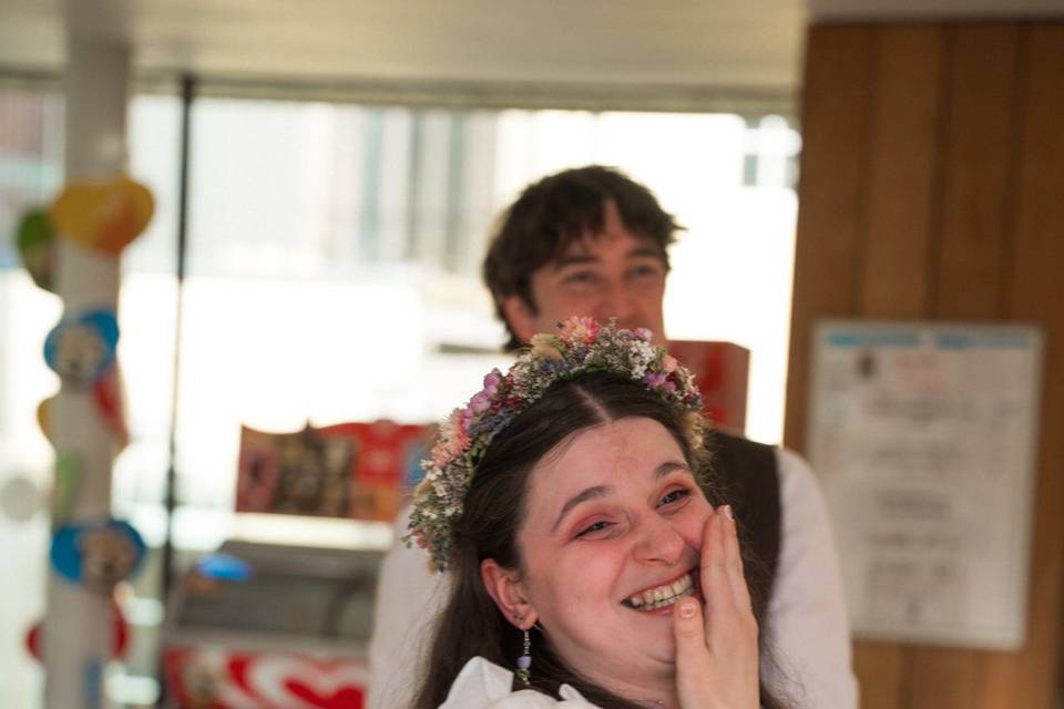 Laughing