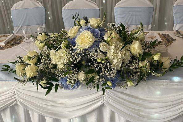 Stunning Top Table Flowers