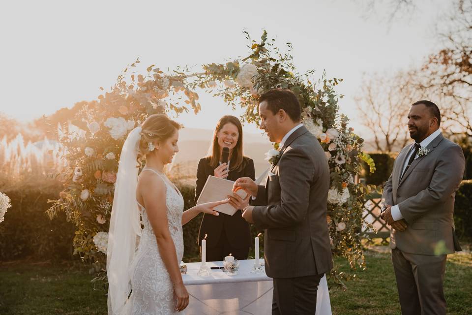 Outdoor ceremony