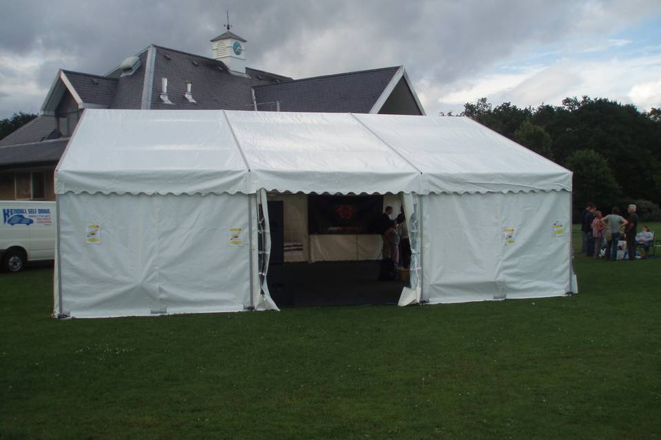 External View of Marquee Without Windows